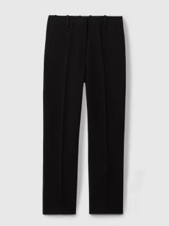 Reiss Black Gabi Slim-Fit Suit Trousers