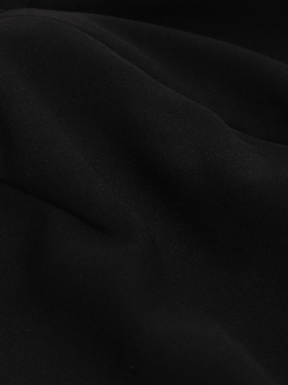 Reiss Black Gabi Tailored Midi Suit Skirt