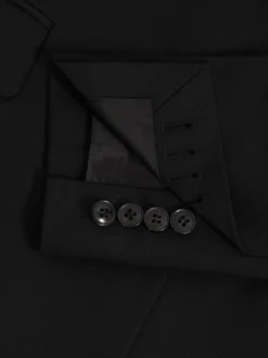 Reiss Black Haisley Petite Single Breasted Suit Blazer