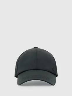 Reiss Black Nicole Logo-Embroidered Baseball Cap