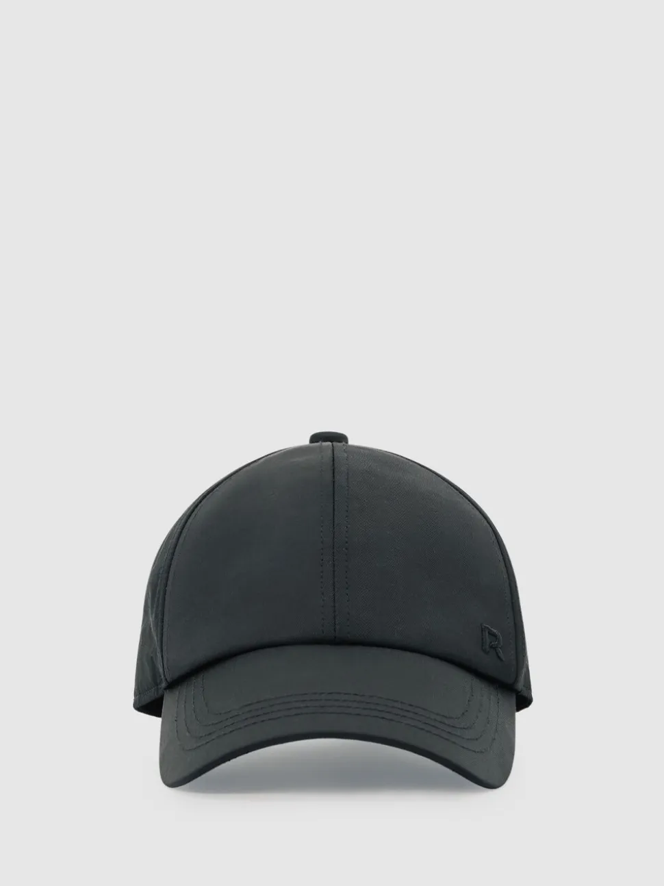 Reiss Black Nicole Logo-Embroidered Baseball Cap