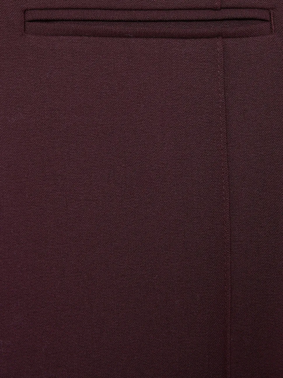 Reiss Burgundy Claude High Rise Flared Trousers