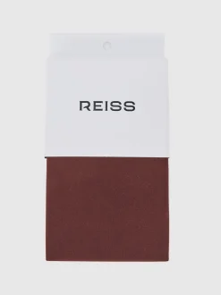 Reiss Burgundy Daniella Colour Tights