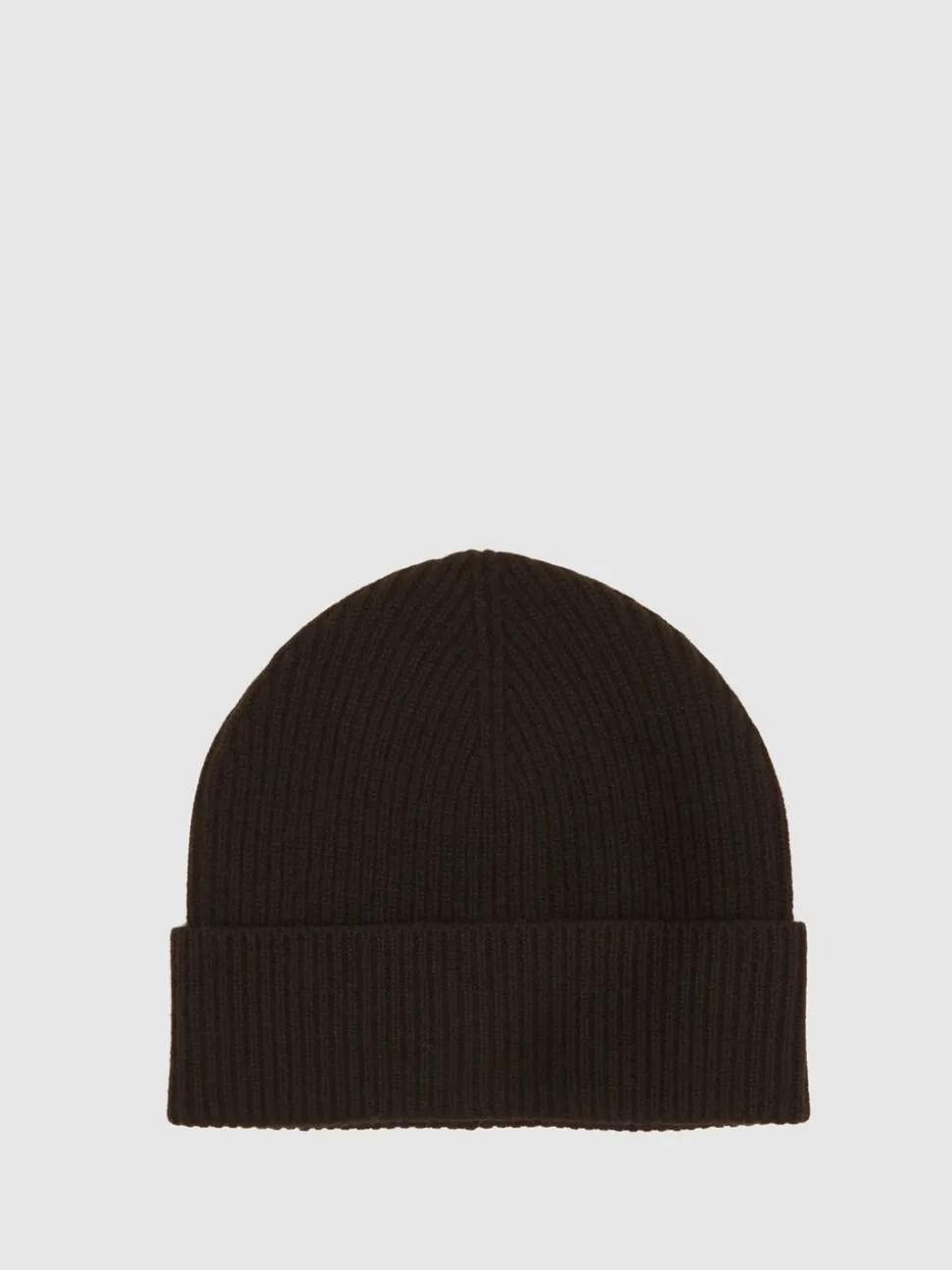 Reiss Chocolate Filipa Wool-Blend Tipped Beanie