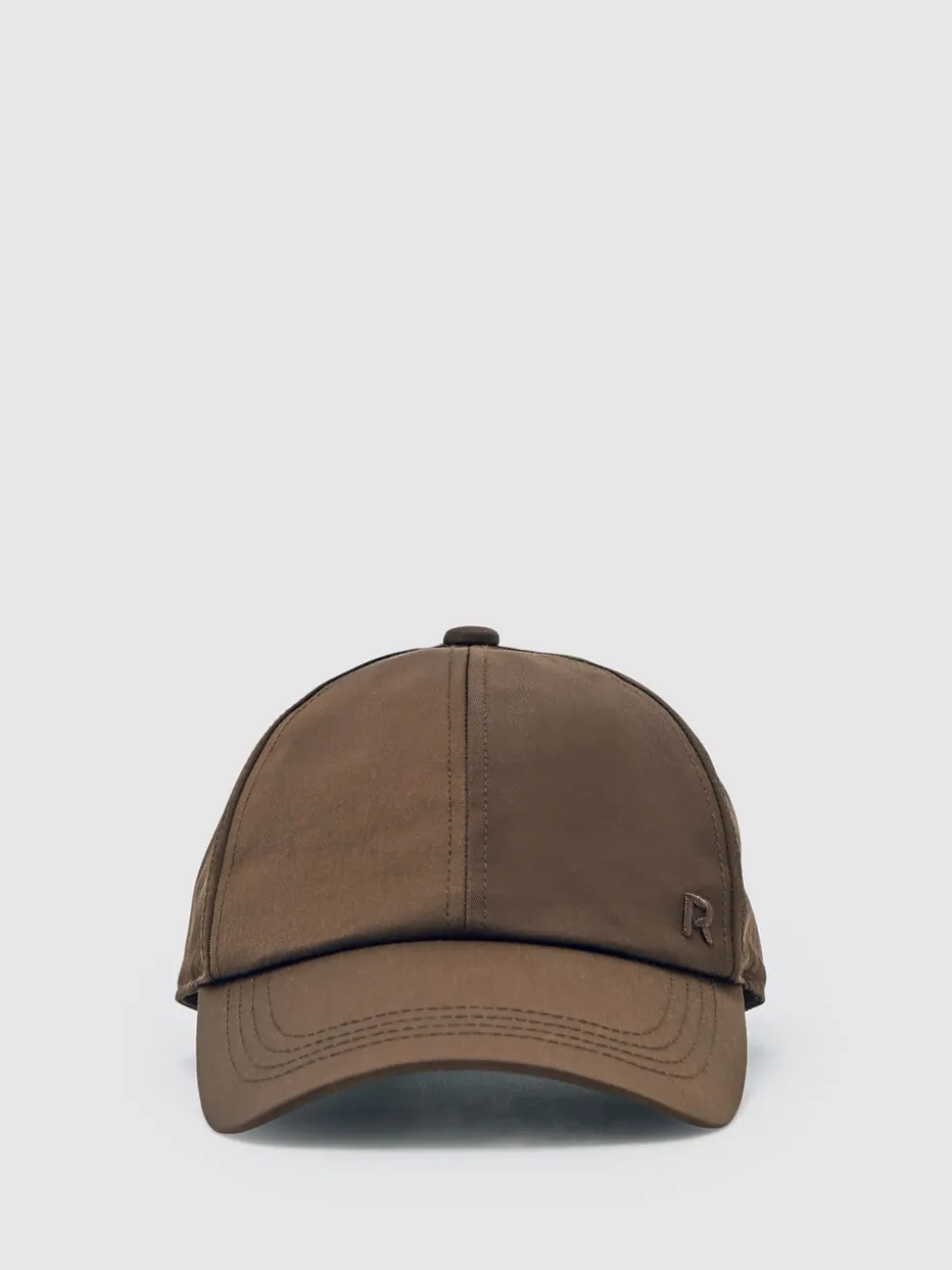 Reiss Chocolate Nicole Logo-Embroidered Baseball Cap