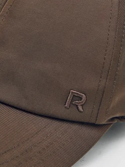 Reiss Chocolate Nicole Logo-Embroidered Baseball Cap