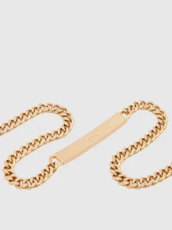 Reiss Gold Georgia Chain-Link Belt