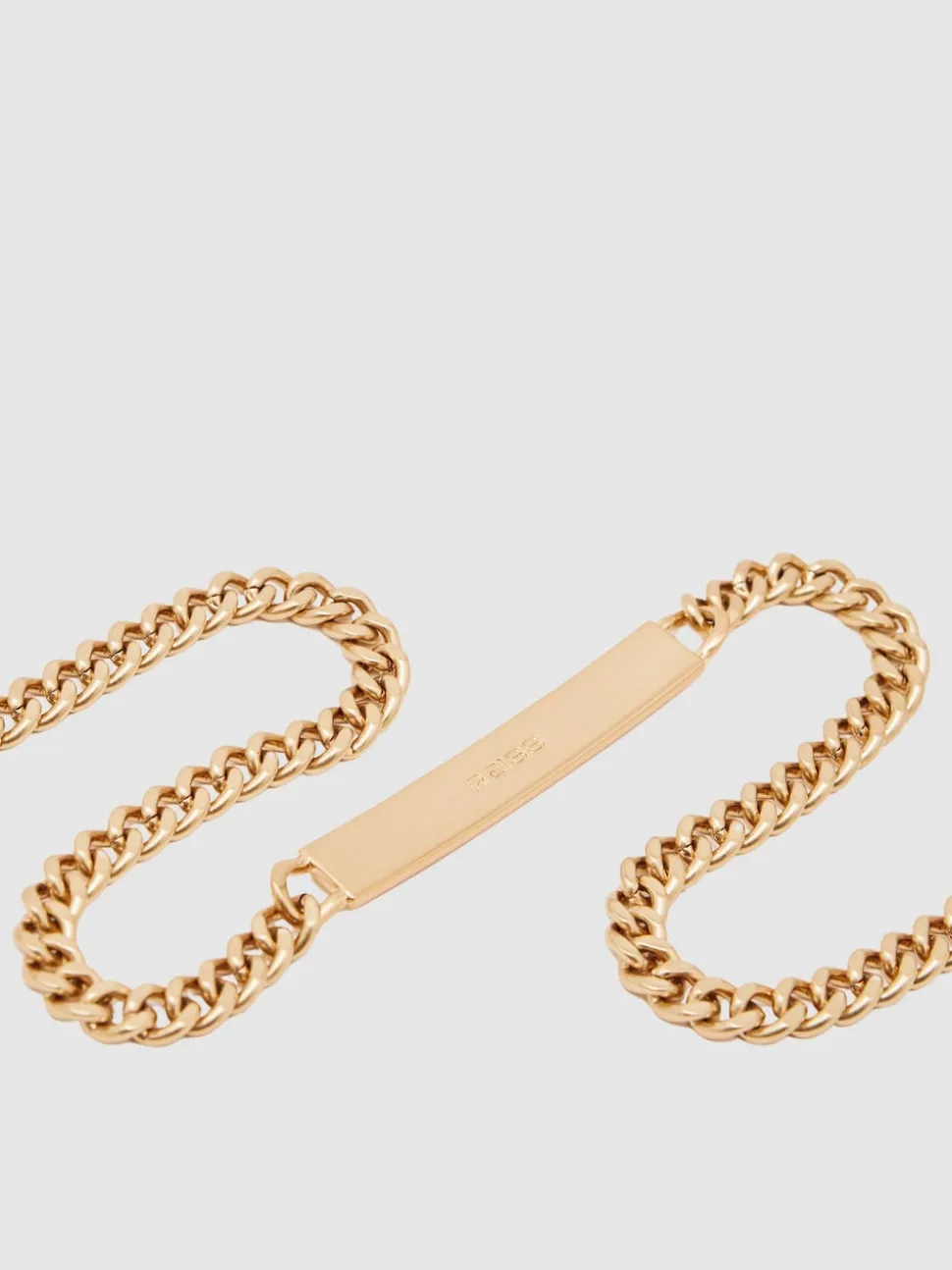 Reiss Gold Georgia Chain-Link Belt