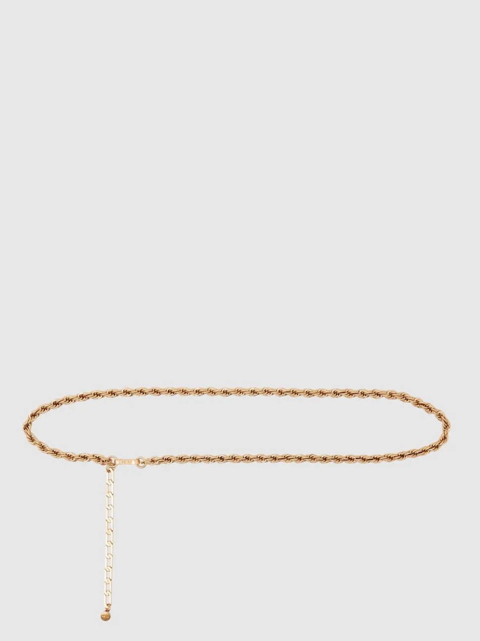 Reiss Gold Isabella Twist Chain Belt