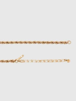Reiss Gold Isabella Twist Chain Belt