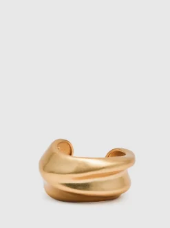Reiss Gold Tone Sara Sculptural Cuff
