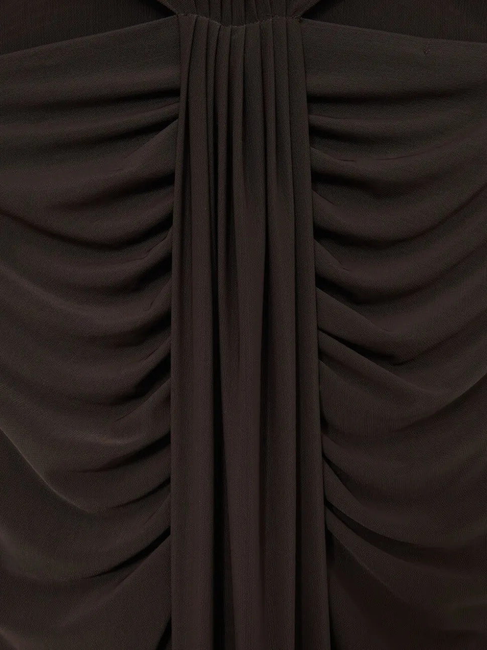 Reiss Grape Daniella Ruched Sleeveless Maxi Dress
