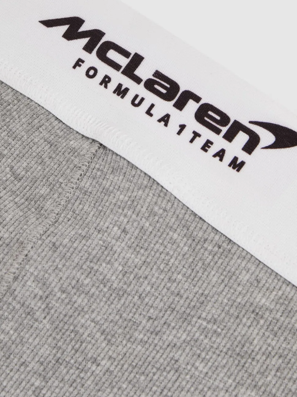 Reiss Grey Melange Sophia McLaren F1 Team Ribbed Boxer Shorts