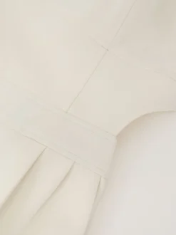 Reiss Ivory Dion Wide-Leg Cut-Out Jumpsuit