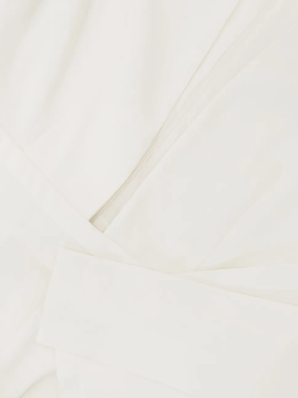 Reiss Ivory Evora Plunge-Neck Split-Sleeve Jumpsuit