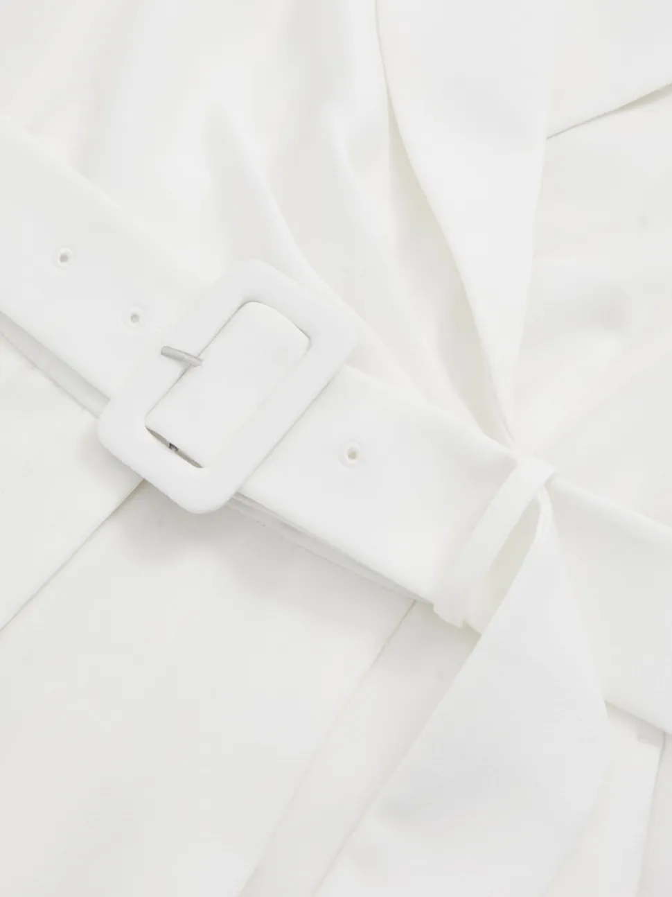 Reiss Ivory Flora Sheer-Sleeve Wide-Leg Tuxedo Jumpsuit