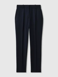 Reiss Navy Gabi Slim-Fit Suit Trousers