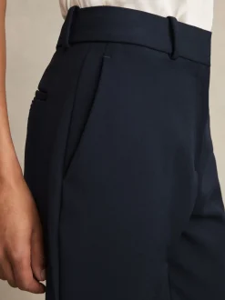 Reiss Navy Gabi Slim-Fit Suit Trousers