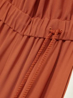Reiss Orange Inez Colour-Block Rope-Cord Jumpsuit