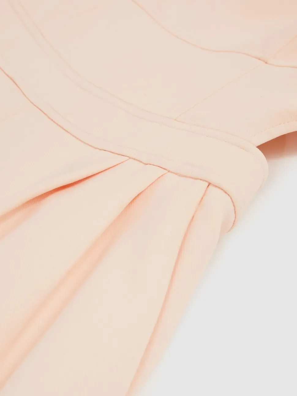 Reiss Pale Pink Dion Wide-Leg Cut-Out Jumpsuit