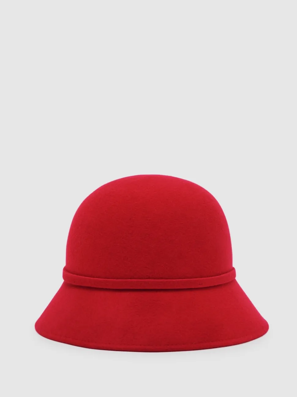 Reiss Red Felicity Felted-Wool Bucket Hat