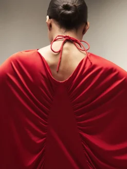 Reiss Red Jete Reiss | Royal Ballet Batwing Dress