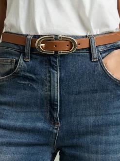Reiss Tan Bailey Horseshoe Belt