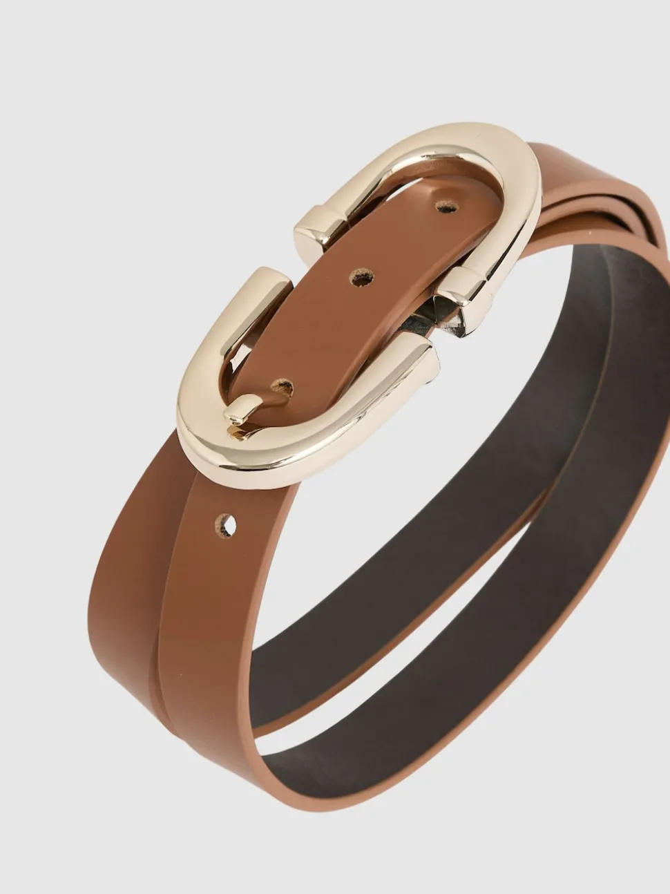 Reiss Tan Bailey Horseshoe Belt