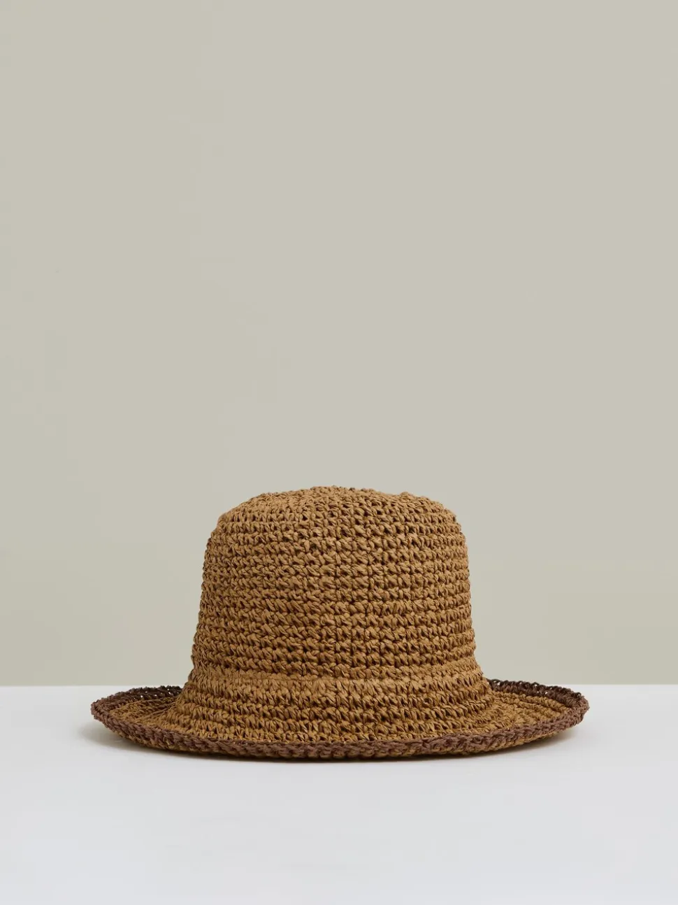 Reiss Tan Enziya Straw Sun Hat