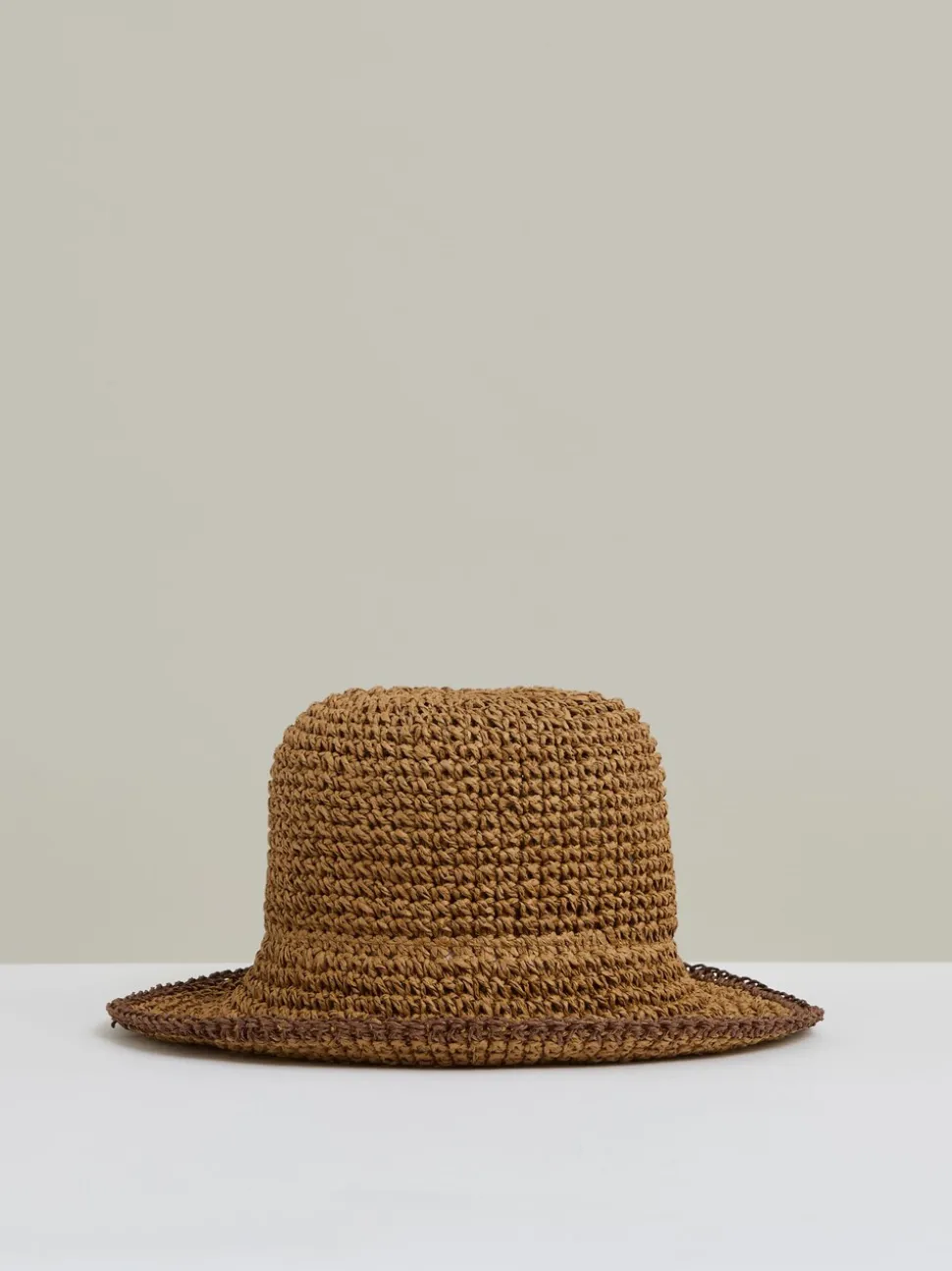 Reiss Tan Enziya Straw Sun Hat