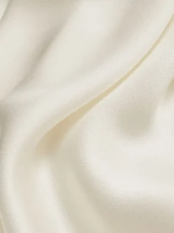 Reiss White Clemence Atelier Duchess Satin Bridal Maxi Dress