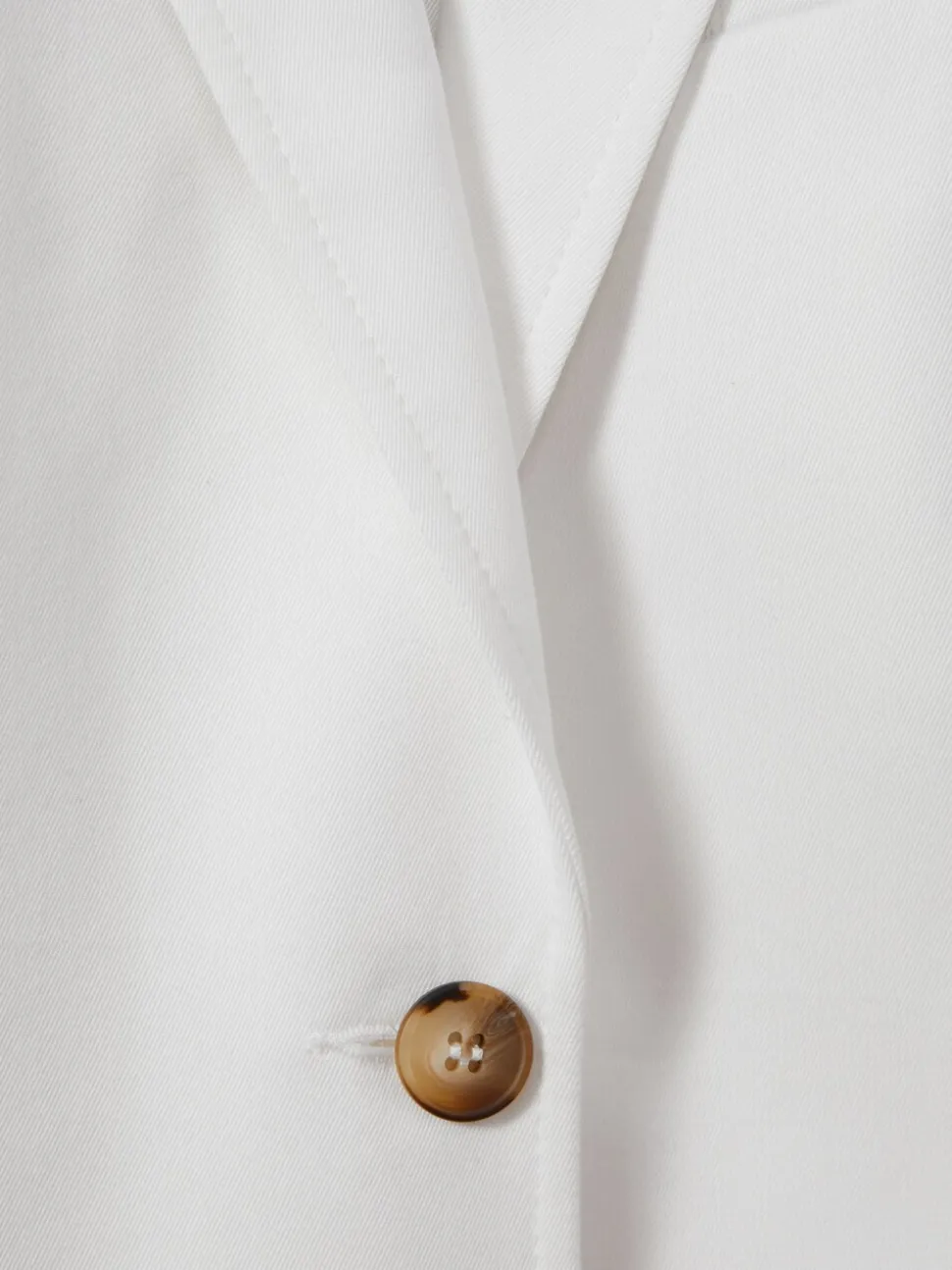 Reiss White Harper Tailored Single Breasted Suit Blazer