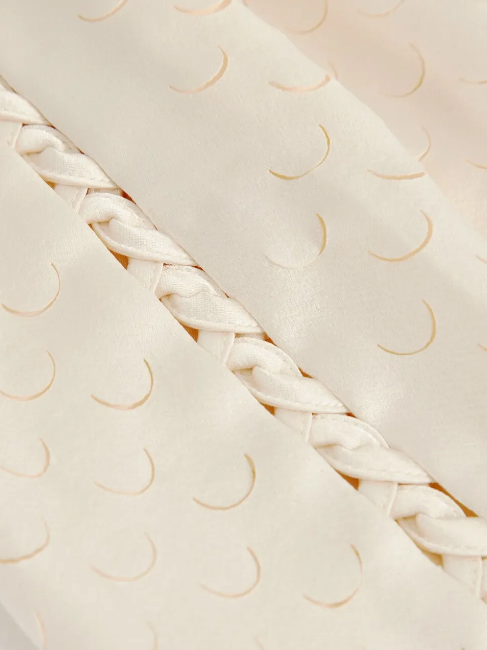 Reiss White Winnie Laser Cut Drawstring Shorts