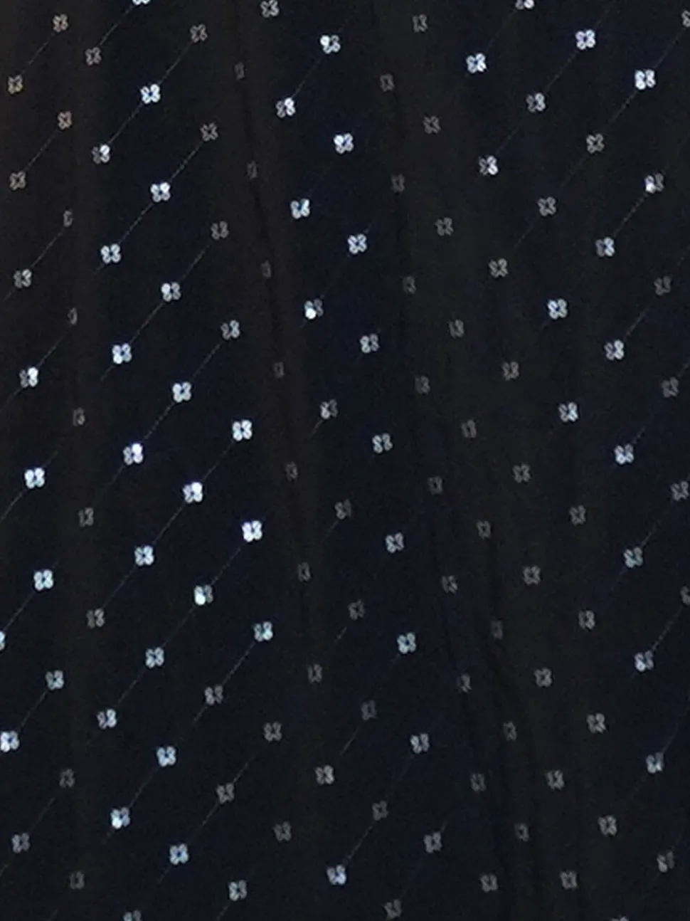 Religion Black Embellished Mila Maxi Column Dress With Sequins