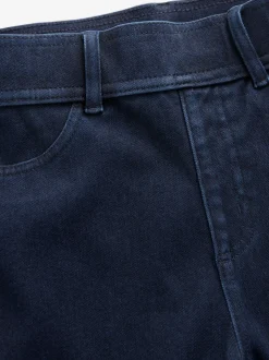 Rinse Blue Full Length Jersey Denim Leggings
