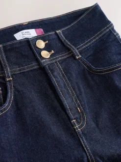Rinse Blue High Rise Stretch Flare Jeans