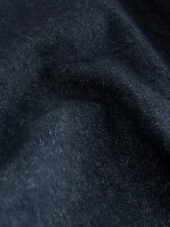 Rinse Blue Knee Length Denim Skirt