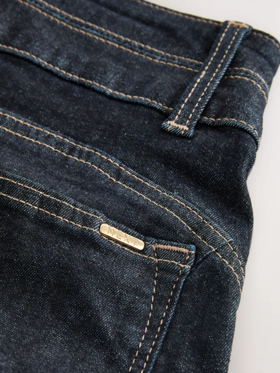 Rinse Blue Slim Lift and Shape Wide Leg Jeans