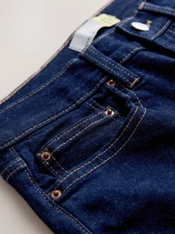 Rinse Blue Slim Mid Rise Stretch Jeans