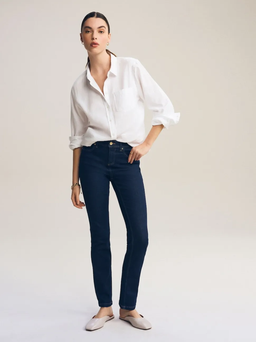 Rinse Blue Slim Supersoft Jeans