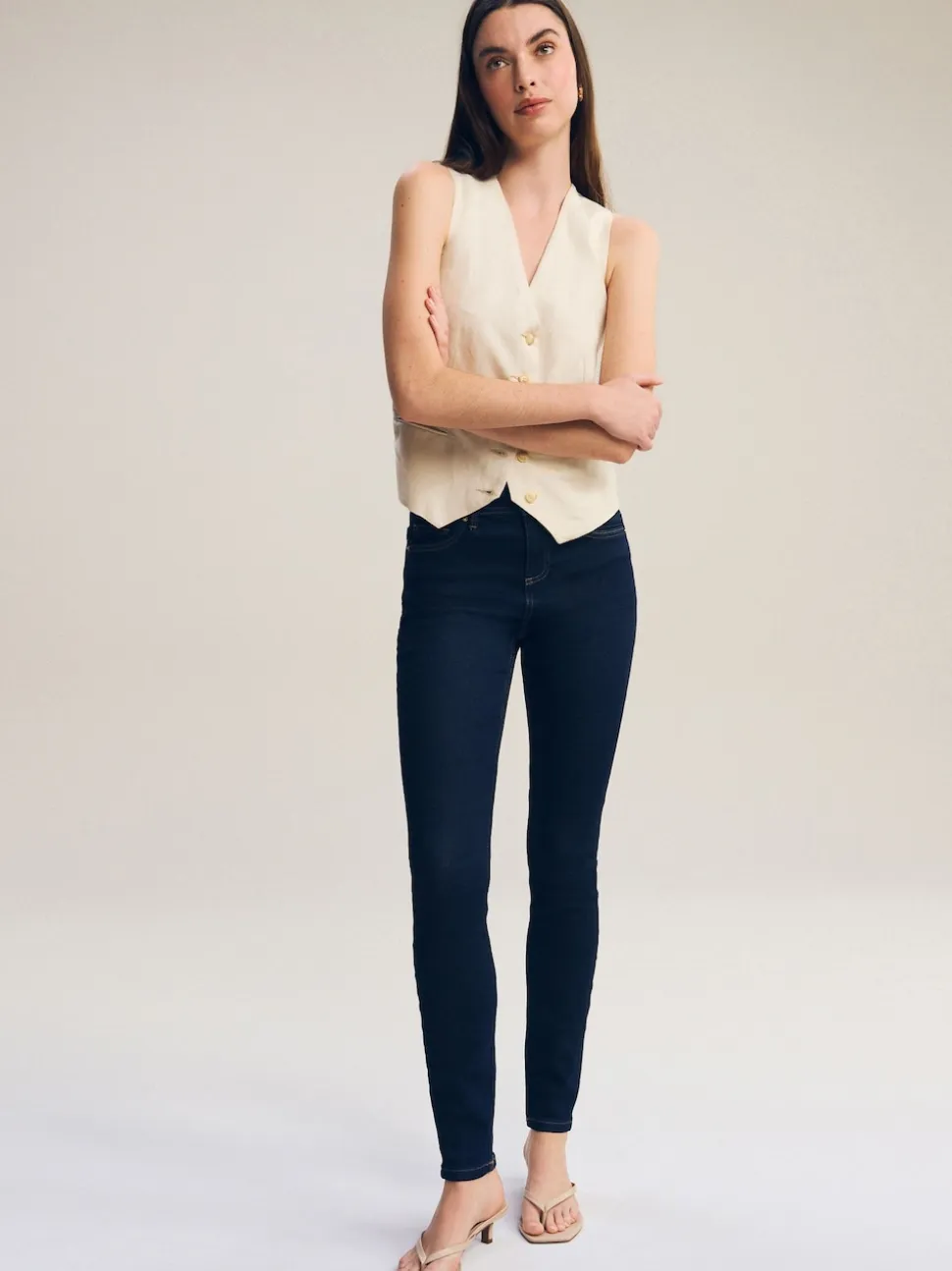 Rinse Blue Supersoft Skinny Jeans