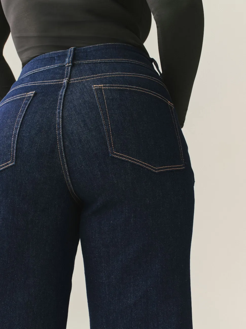Rinse High Rise Stretch Wide Leg Hourglass Jeans