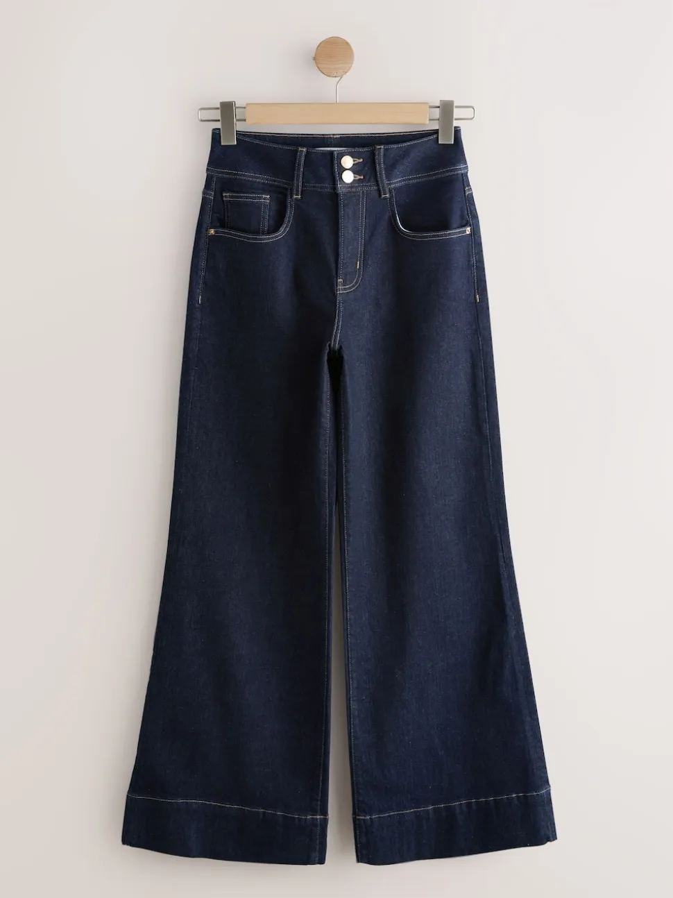 Rinse High Rise Stretch Wide Leg Hourglass Jeans