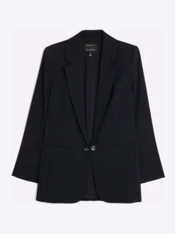 River Island Black Edge to Edge Blazer