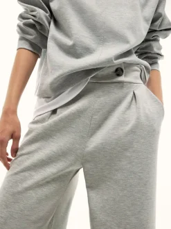 River Island Blue Marl Tailored Interlock Trousers