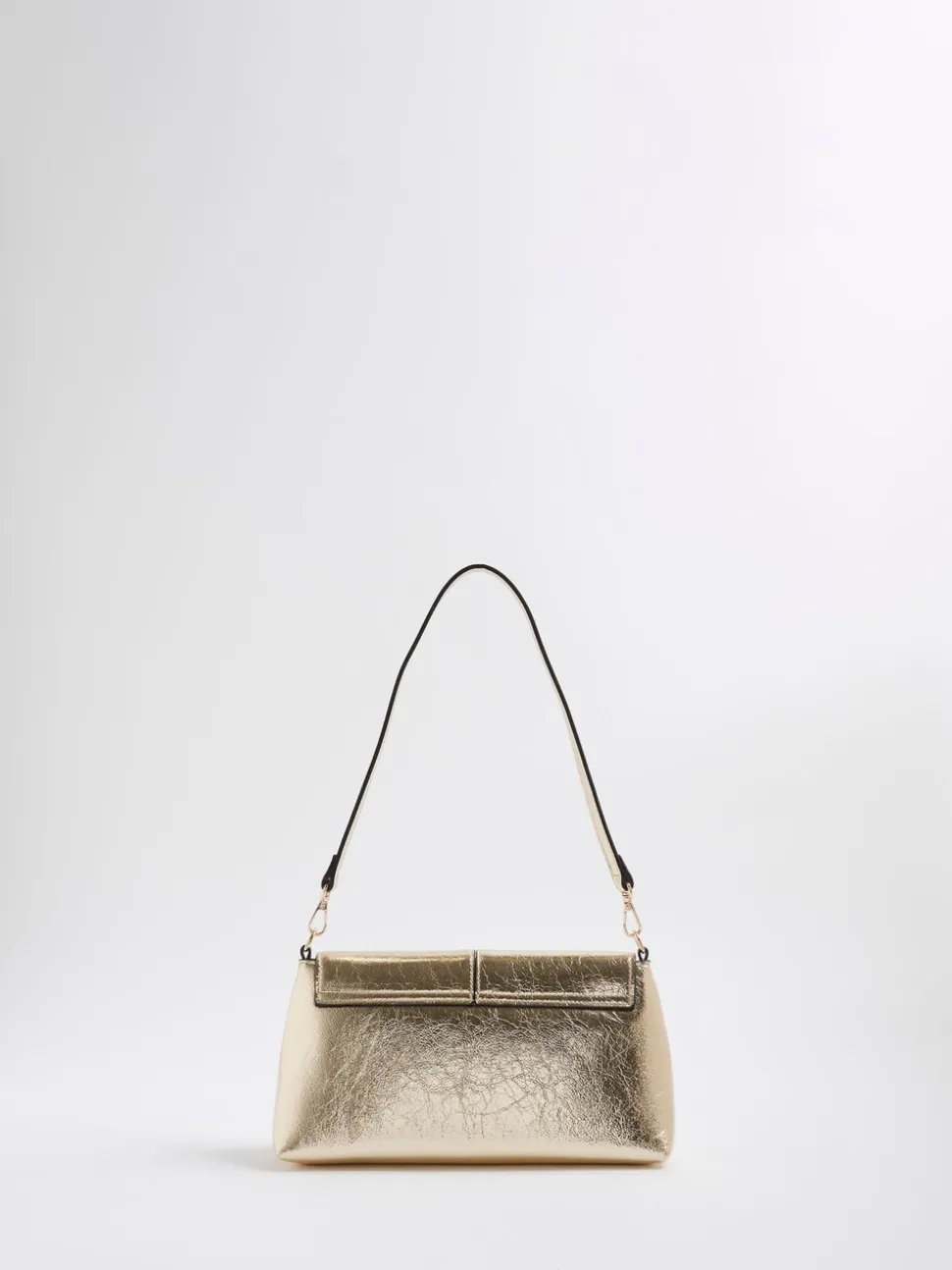 River Island Gold Bar Front Clutch Bag