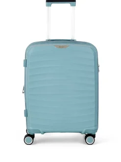 Rock Luggage Blue Sunwave Cabin Suitcase