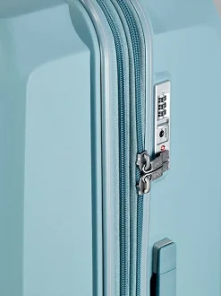 Rock Luggage Blue Sunwave Cabin Suitcase