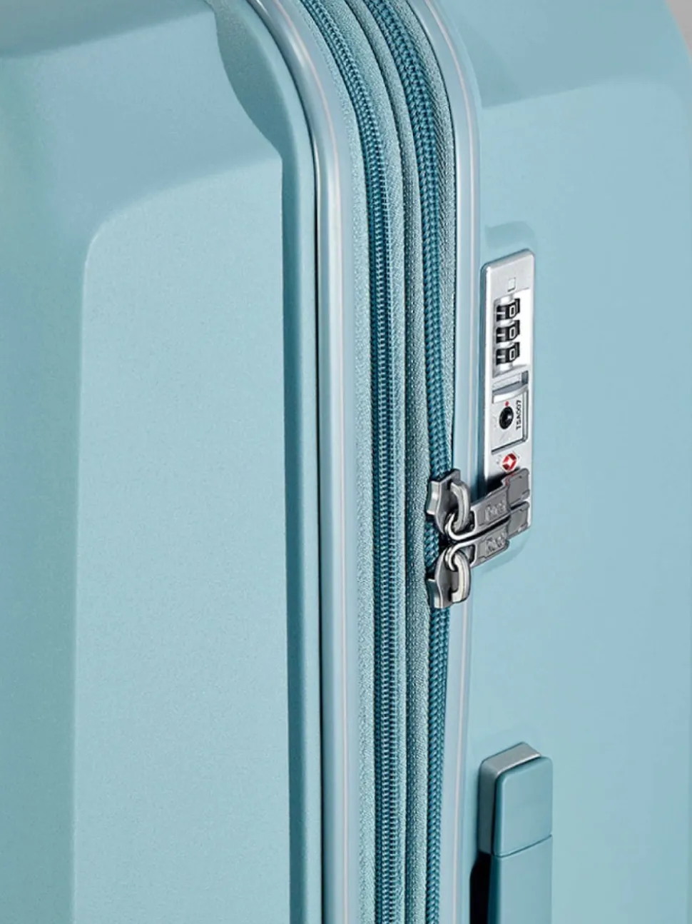 Rock Luggage Blue Sunwave Cabin Suitcase