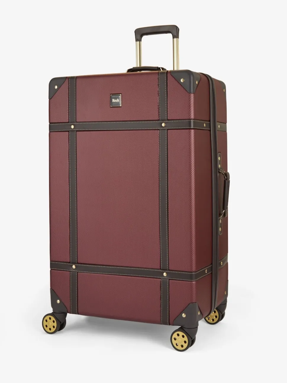 Rock Luggage Large Vintage Suitcase